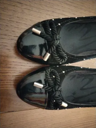 Zapatos Pitillos Piel Ante Charol Mujer Talla 36