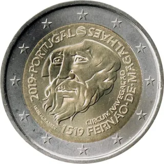 2 x 2 Euros Portugal 2019 Conmemorativa