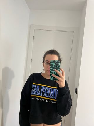 Sudadera Lefties Negra Talla M