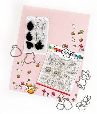 Set Sellos y Troqueles Otoño