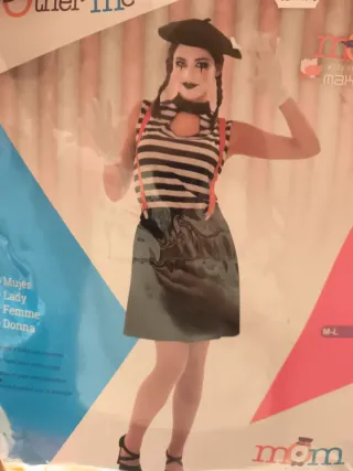 Disfraz Mimo Mujer Talla M/L