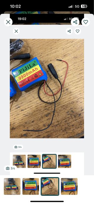 Pack 2 Baterias 9900mAh 12V + Carregador