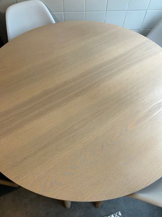 Mesa redonda madera comedor cocina