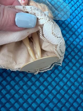 Muñeca antigua años 50 de novia