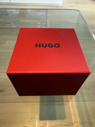 RELOJ HUGO BOSS PLATEADO Y NEGRO