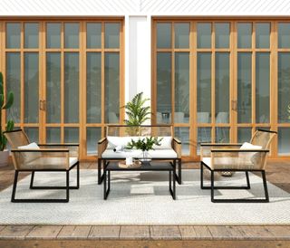 Conjunto Muebles Jardín 4 Piezas