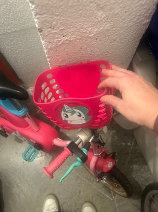 Bicicleta infantil rosa 14 pulgadas