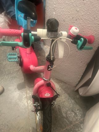 Bicicleta infantil rosa 14 pulgadas