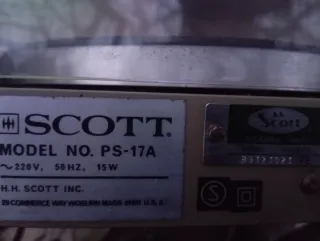 Tocadiscos Scott Beige/Plata