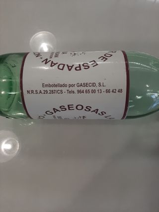 Botella antigua gaseosa.