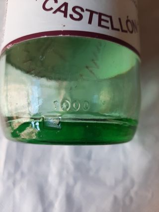 Botella antigua gaseosa.