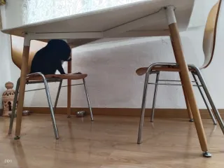 Mesa Comedor Madera y Metal