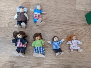 Set Muebles Casa Muñecas Madera