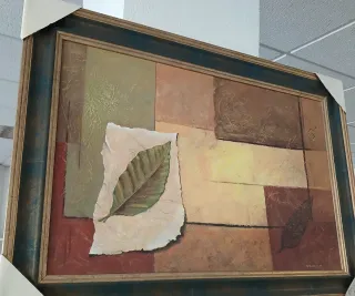 Cuadro Decorativo Hoja Abstracta