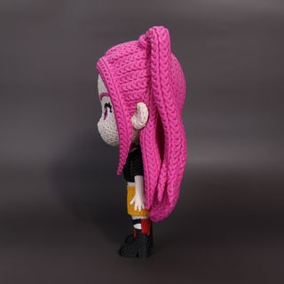 Figura PREMIUM 3D - Efecto Crochet Multicolor XL