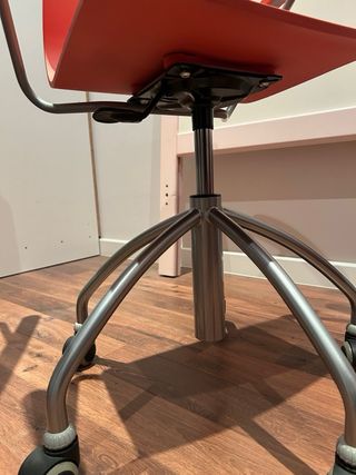 2 Sillas Estudio Madera y Ruedas