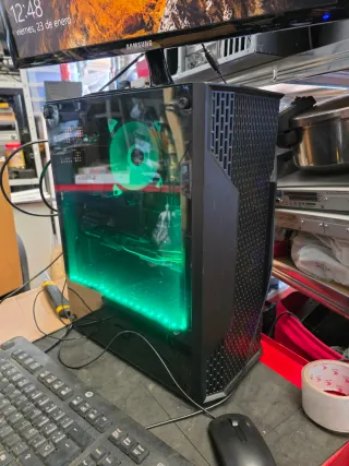 Torre Ordenador Gaming PC Negra
