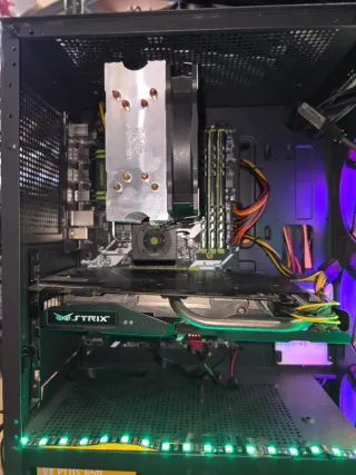 Torre Ordenador Gaming PC Negra