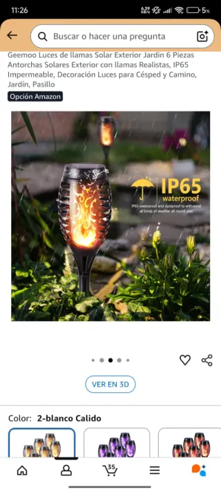 Antorchas Solares LED x6