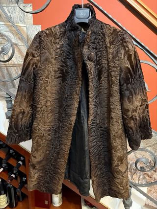 Cappotto donna lana agnello autentico vintage chic