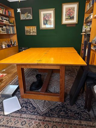 Mesa de madera extensible