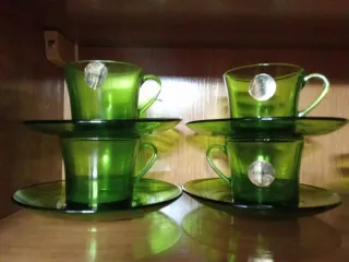 Juego 6 Tazas Duralex Verdes