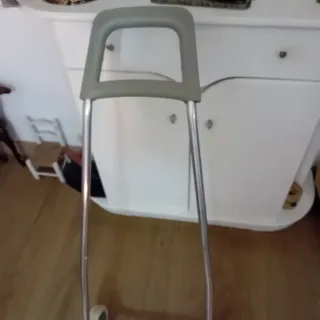 Carro de la compra plateado