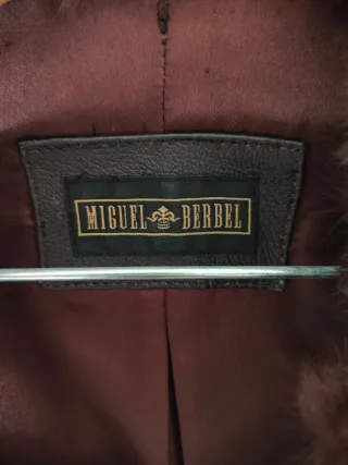 Chaqueta de pelo natural marrón