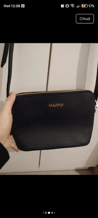 Borsa tracolla MAXFLY blu