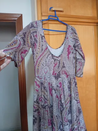 Vestido estampado paisley