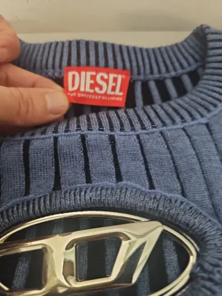 Jersey Diesel Talla Única Azul .Elastico punto fin