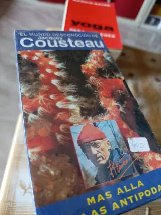 Lote 7 VHS Jacques Cousteau Nuevas