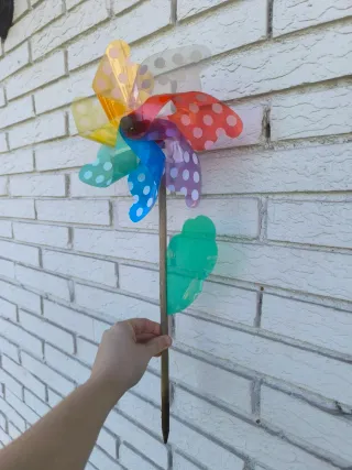 Molinetes de jardín multicolor