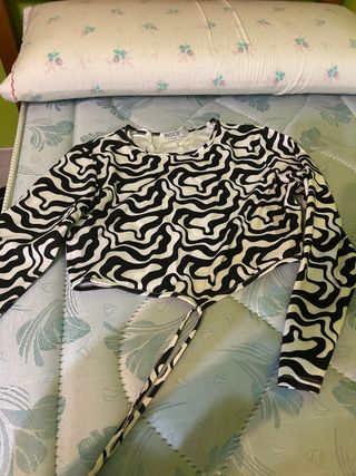 Camiseta INSIDE manga larga estampado cebra