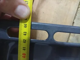 Bandeja de horno metálica gris