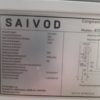 Congelador Blanco Saivod