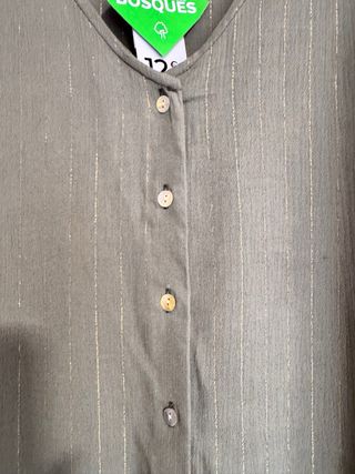 Blusa verde kaki mujer talla S