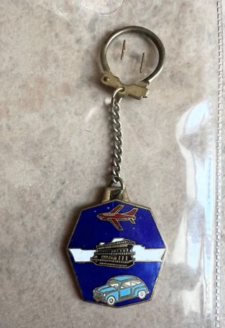 Portachiavi Fiat smaltato vintage