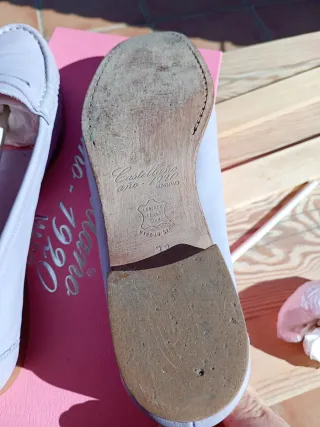 Mocasines Castellano Piel Lavanda Talla 38