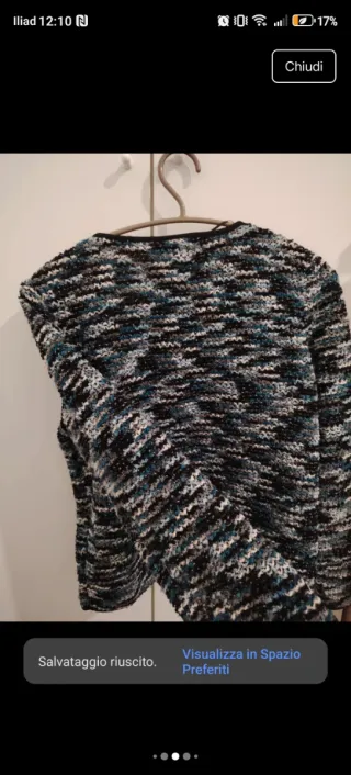 Giacchino in morbido filato taglia xs/42