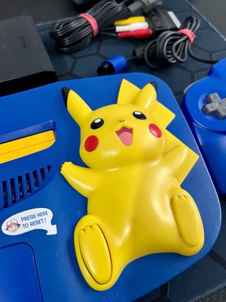 Nintendo 64 Pikachu Edición Limitada Azul