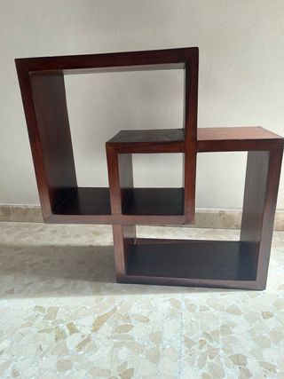 Estantería Cubos Madera Banak