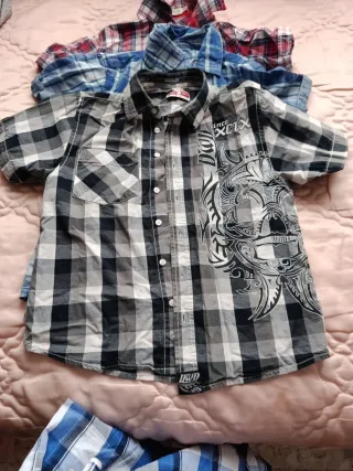 Camicie bambino a maniche corte 8-10 anni