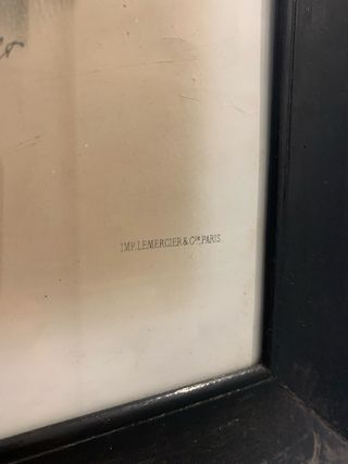 Antico Quadro Sacro Cuore di Gesù