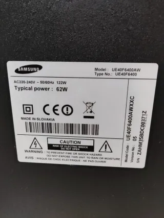 Televisor Samsung LED Smart TV de 40 pulgadas