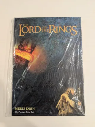 Onza Plata 35g 999 El Señor de los Anillos Mapa