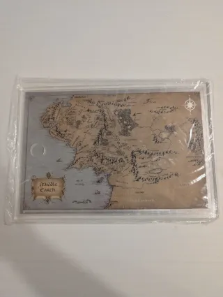 Onza Plata 35g 999 El Señor de los Anillos Mapa