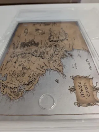 Onza Plata 35g 999 El Señor de los Anillos Mapa