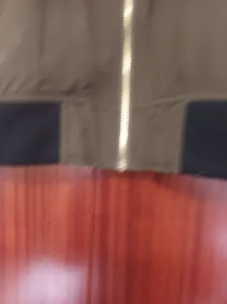 Chaqueta Bomber Zara Verde Militar Talla M