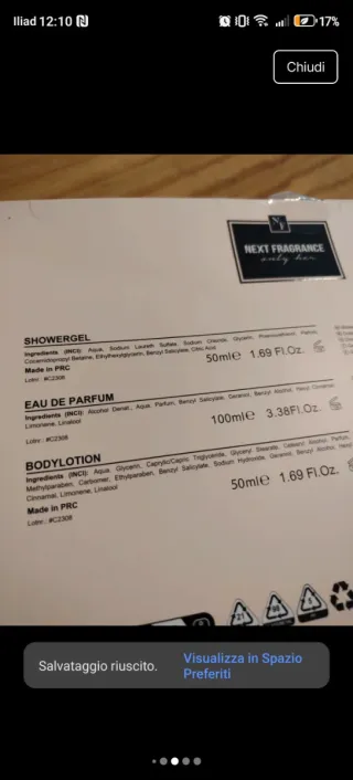 Set profumo NEXT FRAGRANCE